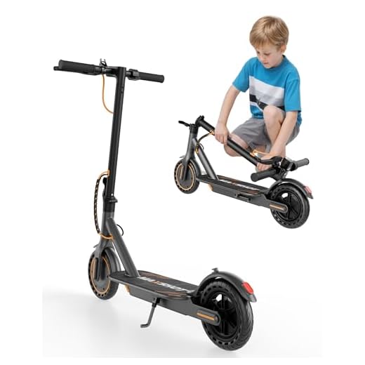 Maxshot Electric Scooter, 8.5" /10" /14" Tire, 16/19/22 Mph Top Speed, 12/16/21/27/28/49/50 Miles Long Range, Folding Escooter for Adults and Kids with Seat Bag, Dual Braking, Dual Suspension, App