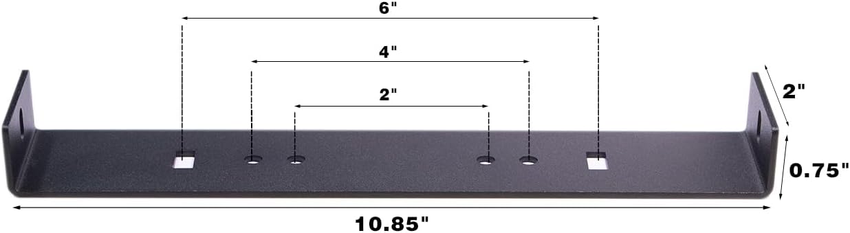 Mailbox Mounting Bracket,Carbon Steel,(fits mailboxes with a 11”Wide Floor) (10.85)