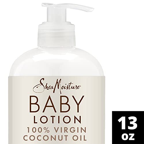 Shea Moisture Baby Essentials, 100% Virgin Coconut Oil Baby Body Wash & Shampoo, Skin Care For Newborn Baby And Kids, Pack Of 2 -13 Fl Oz #TOP2