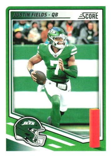 2025 Score 210 Justin Fields New York Football Card - Sportscard Superstore