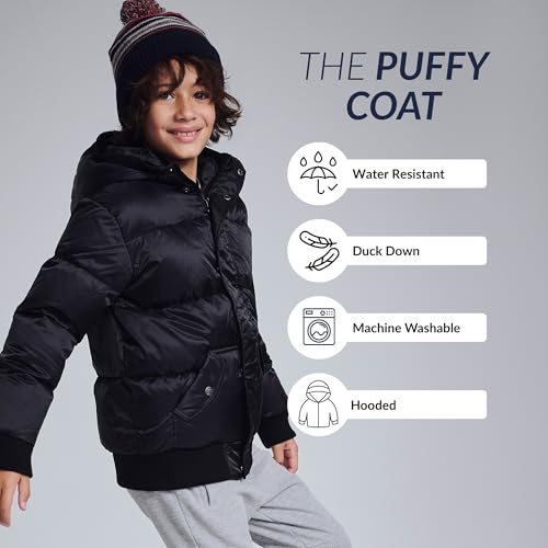 Image of Appaman Kids Boy's Down Insulated Puffy Coat (Toddler /Little Kids /Big Kids)