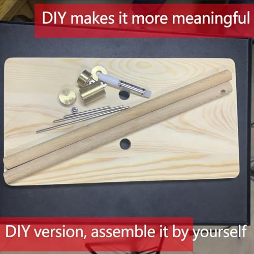 Péndulo doble científico de madera como regalo elegante para despacho y hogar 4