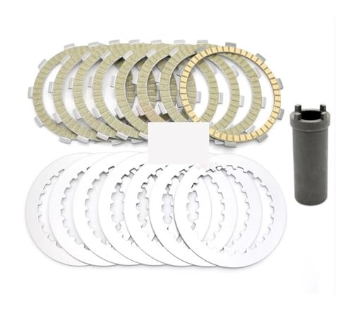 Kit disques d'embrayage complet en acier pour moto BJ500