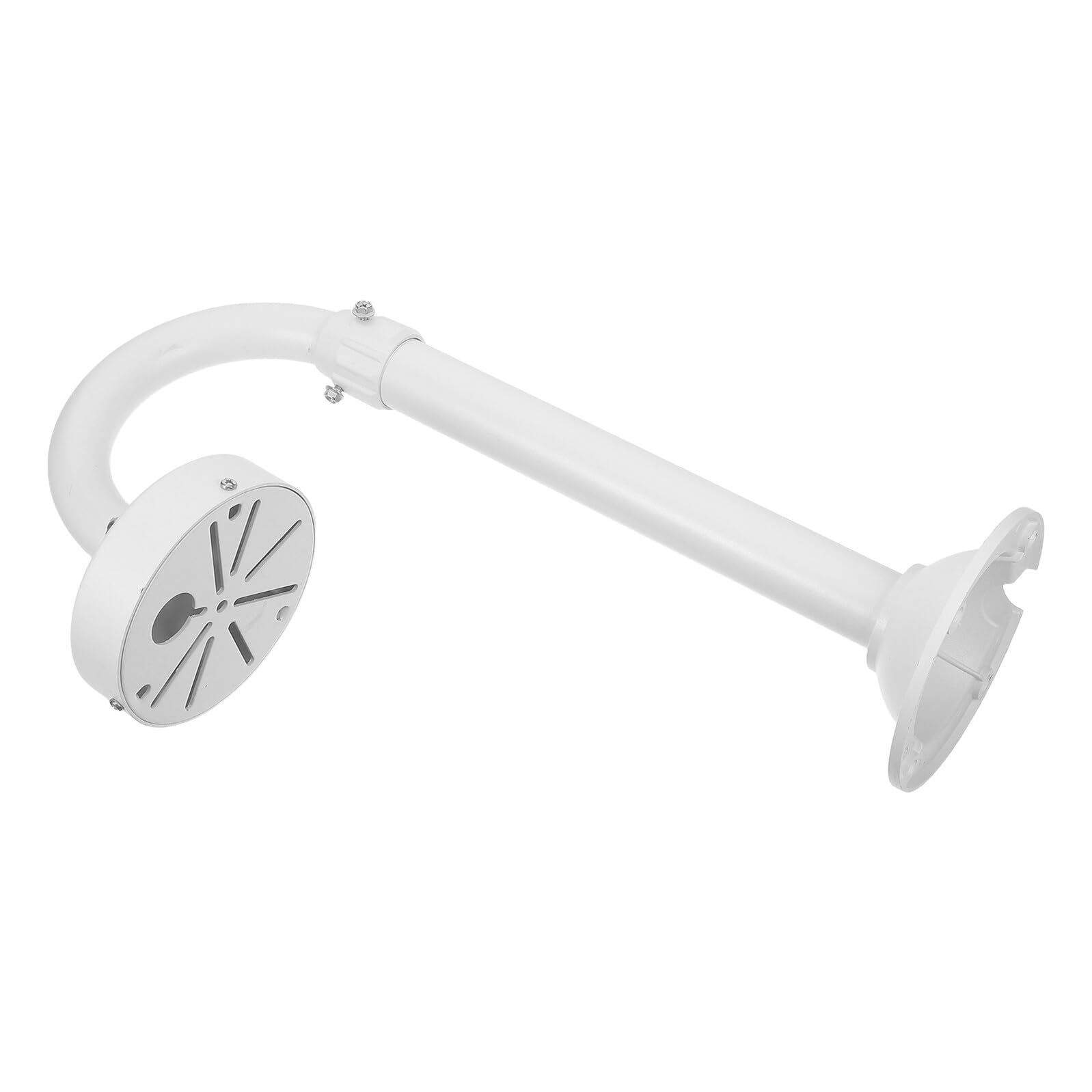 Support Mural Télescopique Réglable pour Caméra Dôme 30-60 Cm en Alliage D'aluminium, Rotation 360°, Compatible Surveillance Intérieure et Extérieure, Fixation Sécurisée