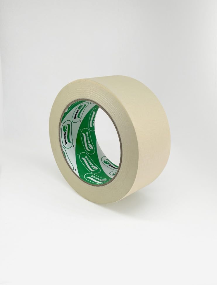Image of DEVEK Masking Tape, 1.88 inches x 55 Yards, Set of 6, for Painting, Crafting, DIY Projects, Clean Lines, Easy Removal, No Residue