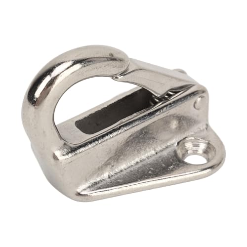 6-teiliger Fenderhaken aus Rostfreiem Stahl mit Robuster Federschnalle, Universell für Schiffsanhänger, Festmachen, Absenken von Seilen, Verankern, Takelage, Betrieb in Großer Höhe