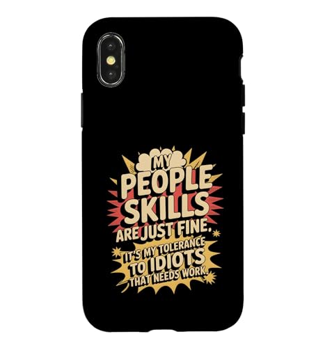 My People Skills Are Just Fine Tolerance to �n�� �X�}�z�P�[�X iPhone X/XS �p