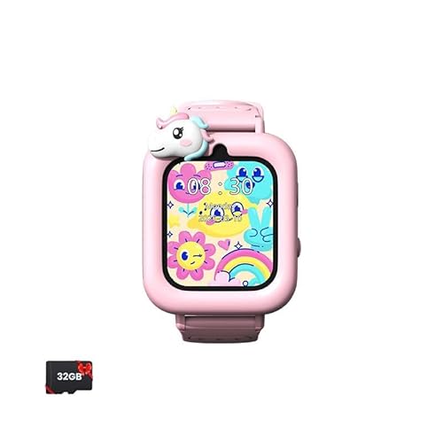 キッズ 腕時計 子供用スマートウォッチ kids watch 動画撮影・写真 歩数計 自撮りカメラ 音声録音 喋る腕時計 英語勉強 女の子 男の子 ピアノ 音楽再生・ゲーム機 多機能 ギフト 3歳4歳5歳6歳7歳8歳 ギフト ピンク入学入園お祝い 誕生日プ