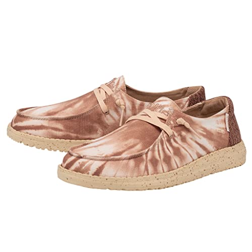 Image of HEYDUDE Women's Wendy Chambray | Women's Shoes | Women's Lace Up Loafers | Comfortable & Light-Weight