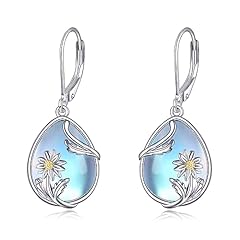 Blue-Daisy Flower Earrings