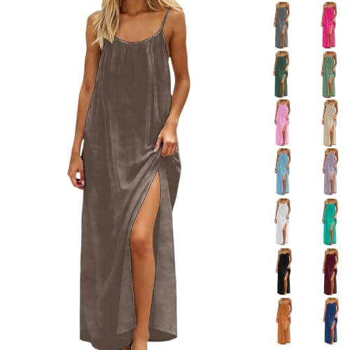 Chemise de nuit à bretelles pour femme robe ample pour dormir