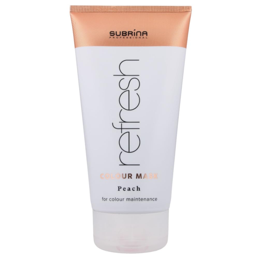 Tonizująca maska do włosów Subrina Professional Refresh, koloryzująca maska, do pielęgnacji farb, 150 ml (brzoskwiniowy)