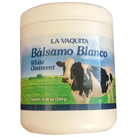 Plantimex La Vaquita Balsamo Blanco Ointment 240g - Eucalyptus Scented Cream, Antioxidant Adult Skin Moisturizer, 8.46 oz Cover