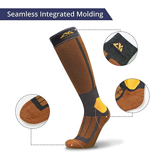 Akaso Warm Wool Ski Socks Mens Women Hiking Socks, Merino Snowboard Socks For Skiing Outdoor Cold Weather  thumb #7