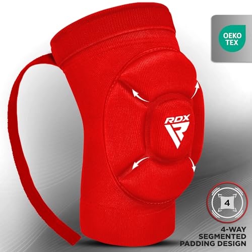 image for RDX Elbow Pads, Muay Thai MMA Kickboxing Sparring Elbow Guard, Martial