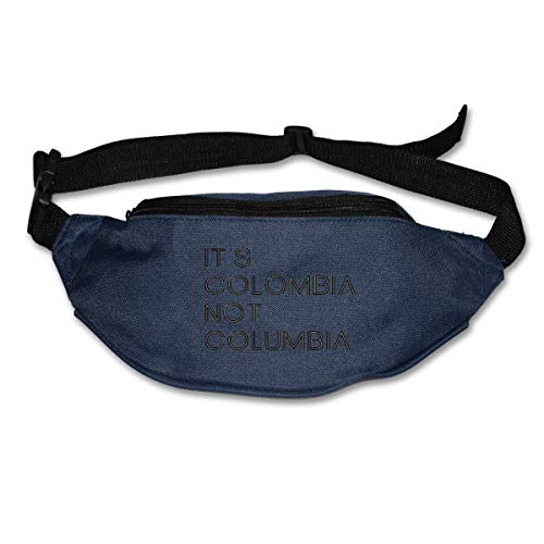 Riñonera Deportivo Bolso Cintura Cinturón Ajustable Running Belt Bolsa de Correr Su Logotipo de Colombia, no de Colombia