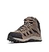 Columbia Mens Crestwood Mid Waterproof, Cordovan/Squash, 11.5
