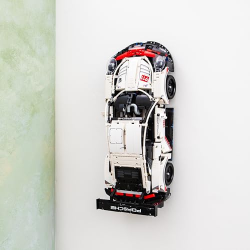 Brickify Wall Mount Hook Compatible with Lego 42096 Technic Porsche 911 RSR Race Car Model - Easy to Install - Made in The UK - Car NOT Included