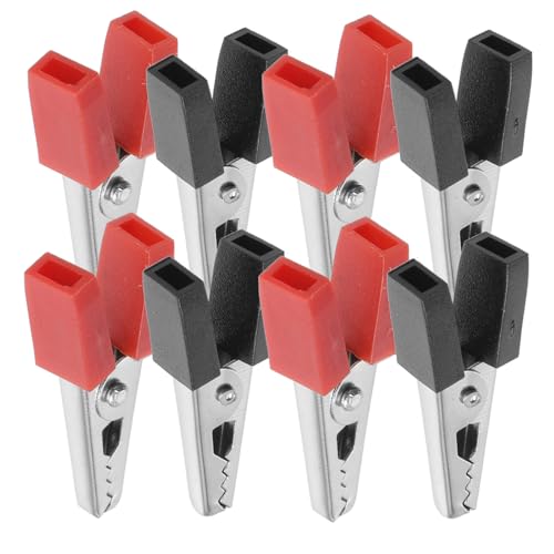 TOPBATHY 40pièces Pinces Crocodiles Pour Batteries Et Cables Electriques Isolées Et Robustes Sans Fil