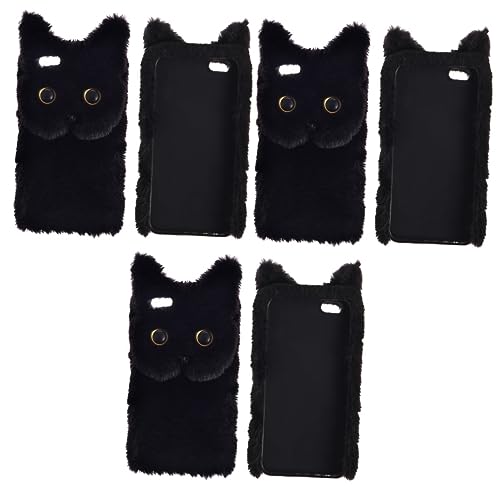 Coque de téléphone cat antichoc noire résistante rayures OSALADI