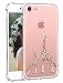 iPhone 8 Case Giraffe iPhone 7 Case Hepix Cute Amusing Whimsical Design Clear Printed Transparent Flexible TPU Protective Bumber Case Cover for iPhone 7 iPhone 8