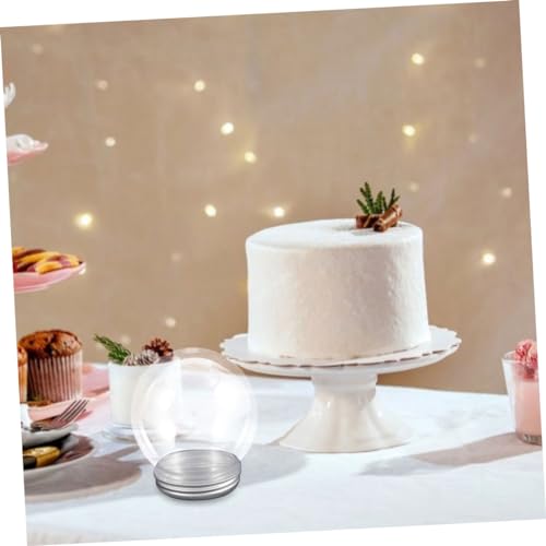 Esferas de plástico de 150ml con tapa para rellenar y decorar en Navidad 5