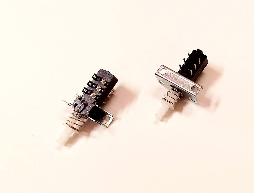 ERH India (Pack of 5) Push ON Off Switch for Amplifiers, Home Theater, DJ etc with Knob 6 Pin Push Switch for Amplifiers - Image 4 thumbnail
