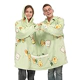 OZZIKOOTAR Matching Couples Hoodies Sweatshirt Funny Couple Onesie Two Person Matching Oversized Hooded Intimate Pullover