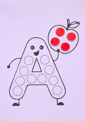 Image of GLUN Fruits & Vegetables Sticker Activity Book for Kids Ages 3-6 Learning | Workbook with 1750+ Colorful Stickers | Preschool Educational Book, Healthy Food Learning & Fine Motor Skills