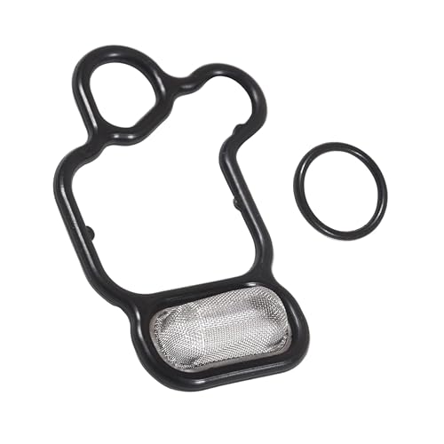 Image of Head Cylinder Solenoid Valve Gasket Kit - 15815R40A01 91319PAAA01 01239500 VVS907 - Fits 2009-2015 Acura ILX TSX Honda Civic CR-V CROSSTOUR - VTEC Filter Spool Valve 2.4L