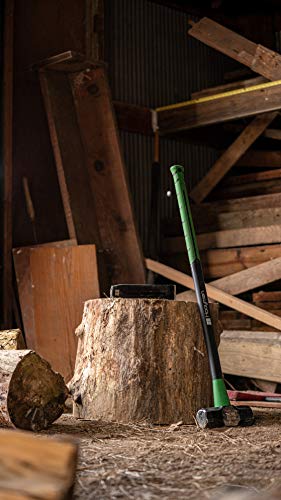 Hooyman Splitting Wedge 5 Pound Log Splitter Tool with Heavy Duty Construction, and Durable High Strength Steel for Tree Felling, Wood Chopping, Land Management, Gardening, Camping, and Outdoors - Thumbnail 4