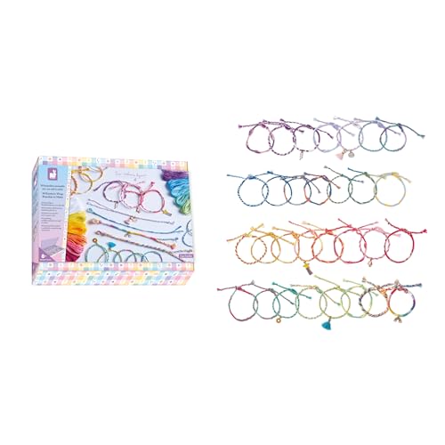 Atelier per bambini - 30 braccialetti avvolgenti arcobaleno - 7