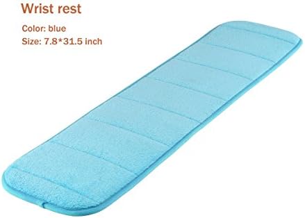 SOLARBUIZ Computer Wrist Rest Arm Pad Keyboard Wrist Elbow Support Mat for Office Desktop Working & Gaming Brings More Comfort & Less Strain(7.9 Wide x 31.5 inch Long) (Gray)