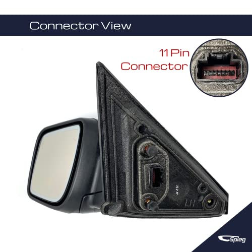 Spieg Fo1320576 Driver Side Mirror Replacement For Ford Explorer 2016-2019 Heated Auto Dimming Turn Signal Puddle Light Bsm Glossy Black 11Pin (Lh) #TOP5