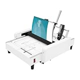 A3 2-in-1 Booklet Maker & Folding Binding Machine, 110V 60W High-Speed Document Finishing Equipment, 5.83×8.27–11.69×16.54 Inch Format, 200–300 Books/H Output for Home, School, Office & Church Use
