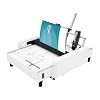 A3 Folding Binding Machine, A3 Booklet Maker 2-in-1 Letter Paper Folding Machine Format Range 5.83 x 8.27 Inch-11.69 x 16.54 Inch Applicable Staples 24/6, 24/8 About 200-300books/H in Homes
