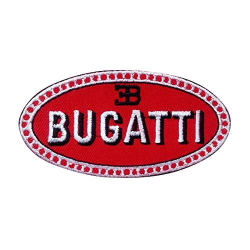 Photo de BUGATTI Luxury Supercar Écusson Patch en fer brodé sur accessoire