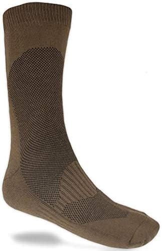 Mil-Tec Coolmax Boot Socks - Black, Olive And Coyote Colours (Uk 8-9 (Euro 42-43), Coyote)