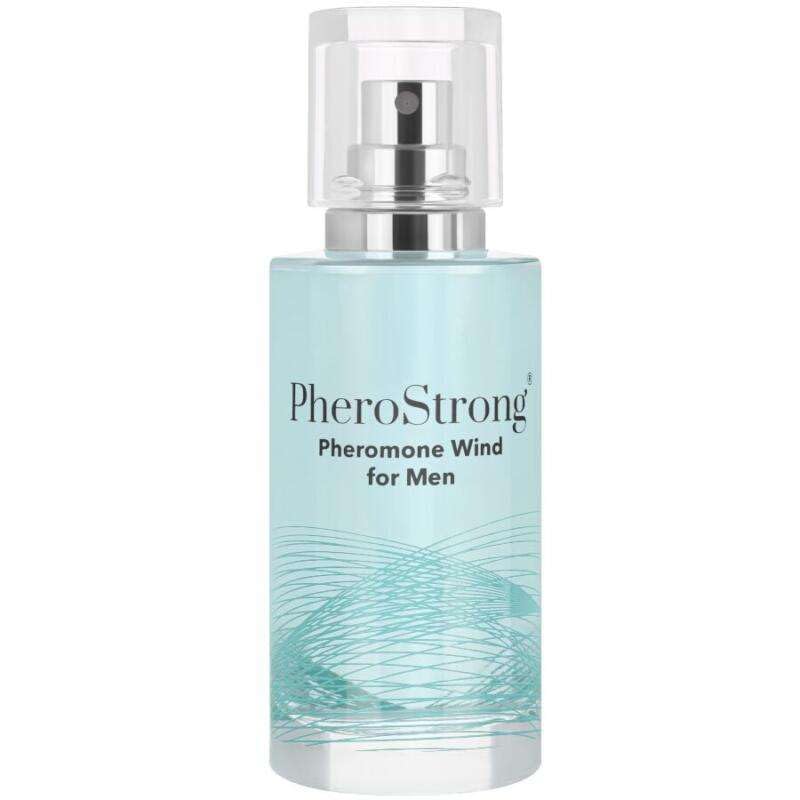 Wind for Men Eau de parfum aux phéromones, parfum frais boisé avec bergamote, angélique, patchouli, ambre et musc, 50 ml