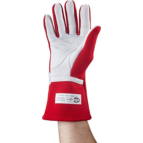 Speedway Motors Black Nomex Racing Gloves, Size Medium, Sfi-1, Leather Palm #TOP5