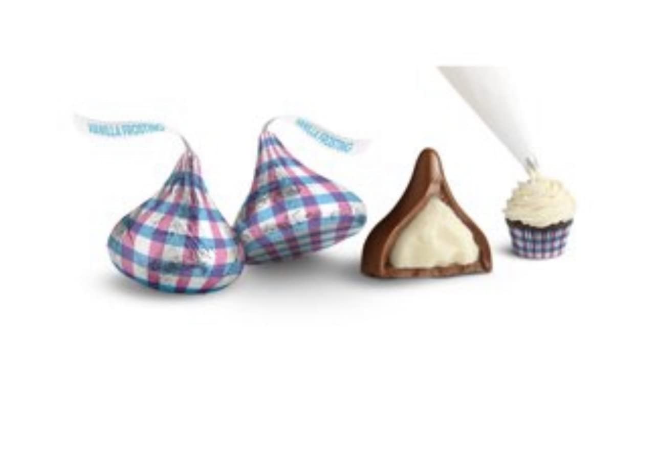Buy Hershey's Kisses Vanilla Frosting Milk Chocolate (9 oz bag) (Pack