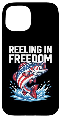 Reeling In Freedom �����I�Ȓނ�ނ�ނ�ƃx�C�g �X�}�z�P�[�X iPhone 15 �p