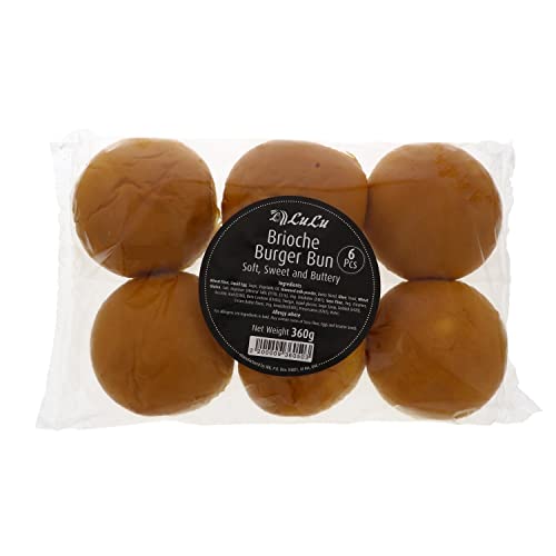 Lulu Brioche Burger Bun 6pcs