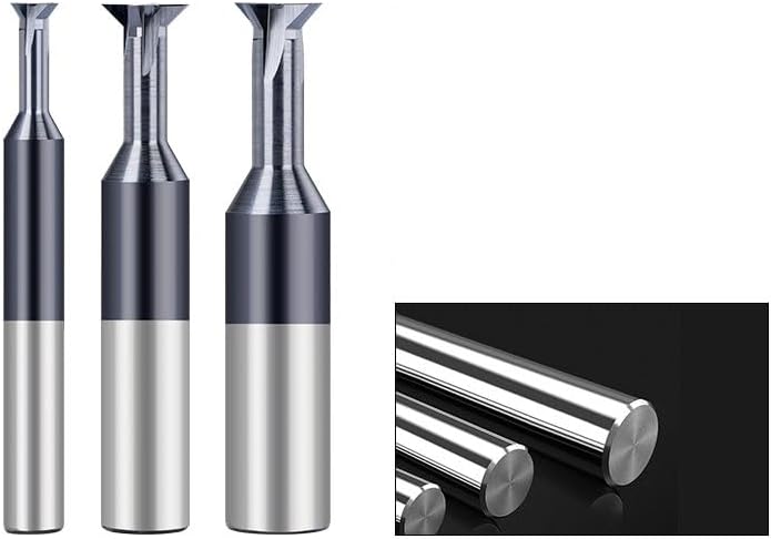 45 Degrees Milling Cutter Tungsten Carbide Dovetail Milling Cutter Steel Machining Tool,D8x45x4x10x60