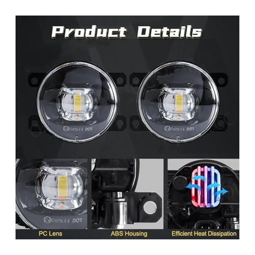 Antibrouillard LED CRV Accord Insight 2008-2018 kit câbles interrupteur