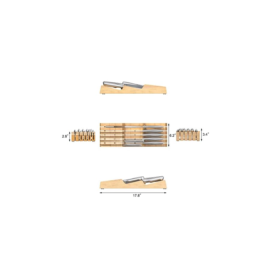 Cangshan Sanford Series 1027143 German Steel 8-Piece BBQ Knife In Drawer Set