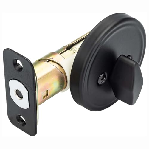 Delaney 205 One-Sided Half Bore Deadbolt in Matte Black