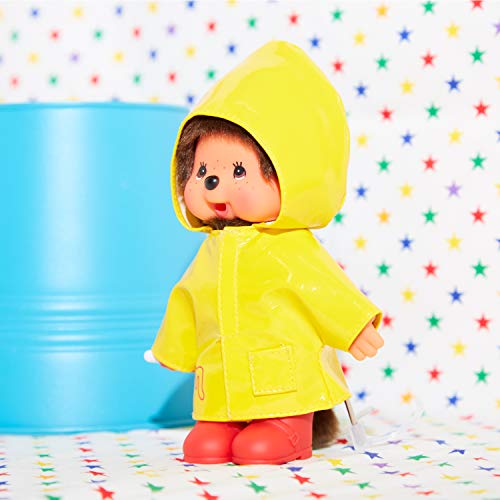 Bandai Monchhichi - Ciré Iconique Jaune 20 cm