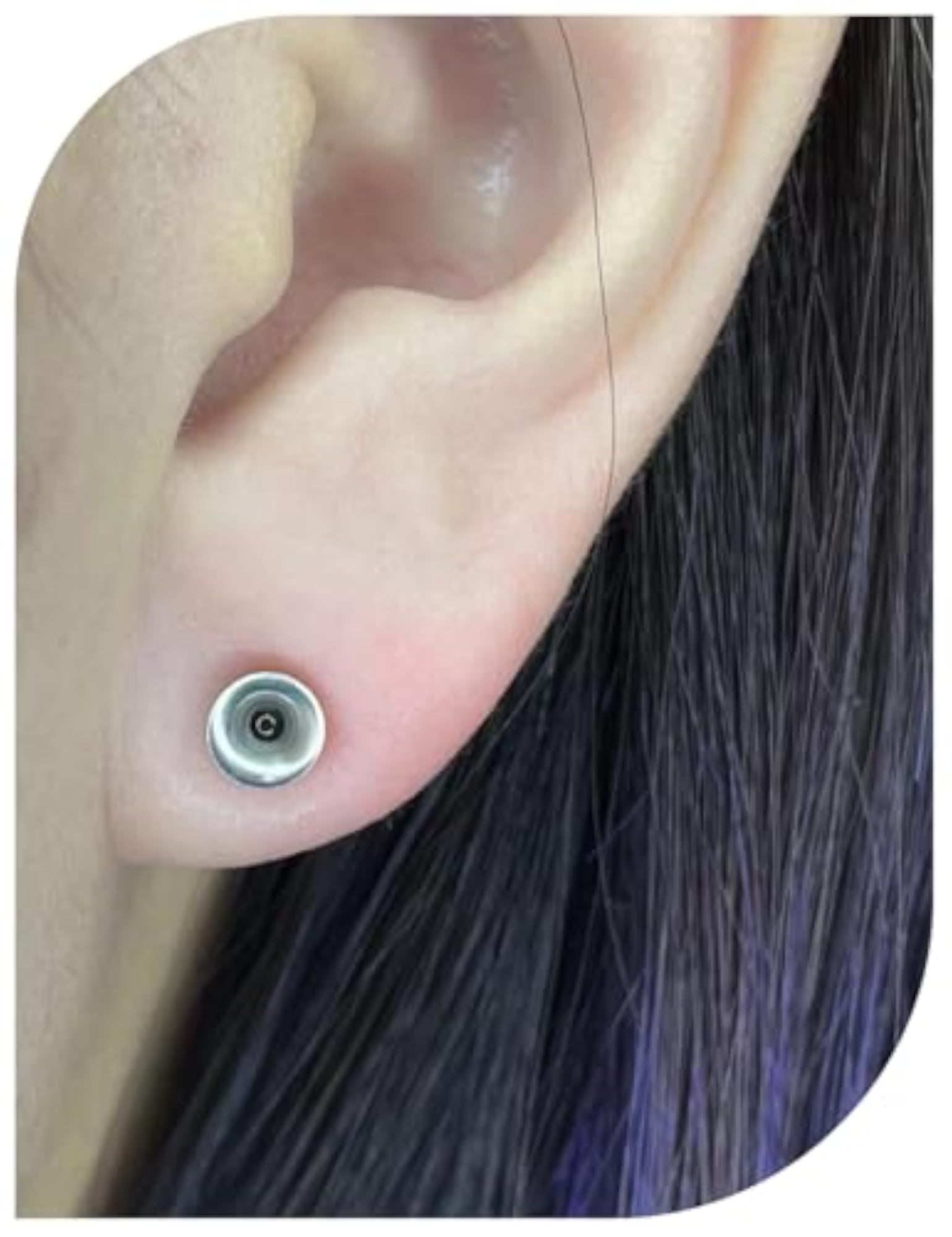 Titanium Double Flared Tunnel Plugs, 10G 8G 6G 4G 2G 0G 00G