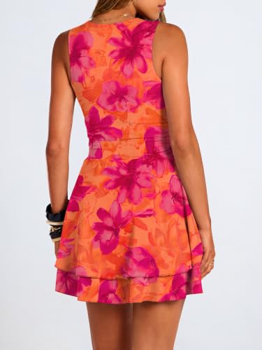 Image of Trendy Queen Women Mini Summer Party Homecoming Beach Vacation Sun Dresses
